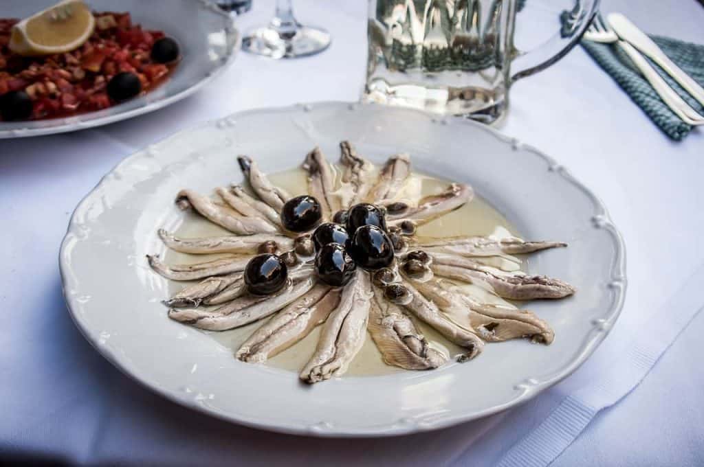 Anchovies Eat Starter Salt Anchovy 